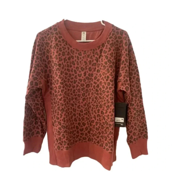 90 Degrees Leopard Mocha Size Medium Sweater - Picture 1 of 10
